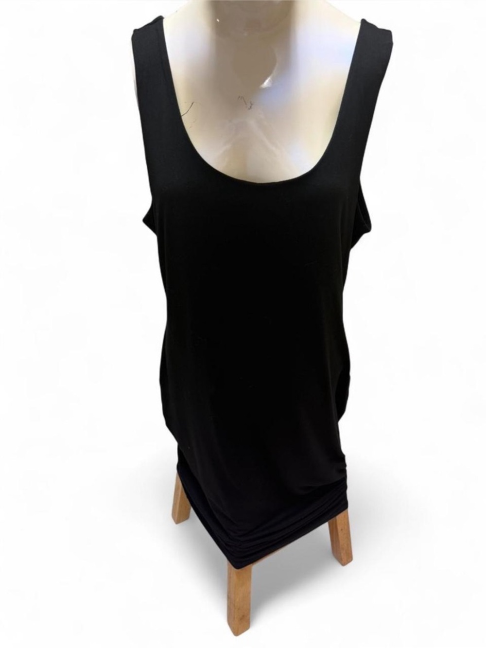 Ambiance Black Scoop Neck dress
